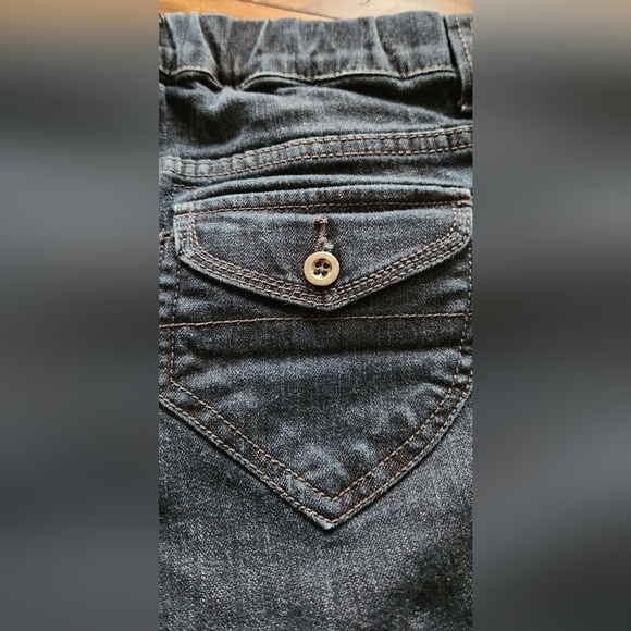 Thyme Maternity Like New Jeans Size S Tapered Elastic Waist Low Rise - Picture 6 of 13